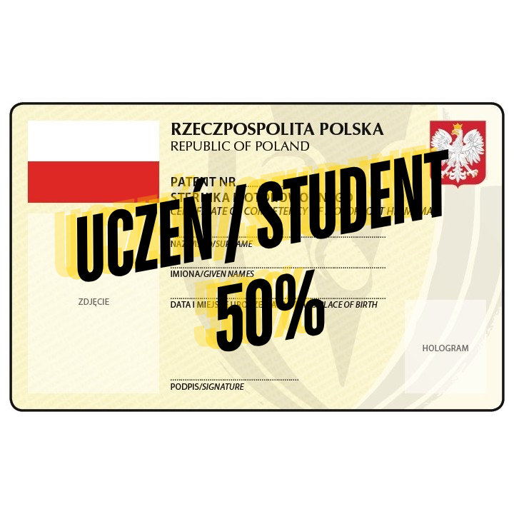 Egzamin państwowy na patent sternika motorowodnego – cena ulgowa (uczniowie / studenci)