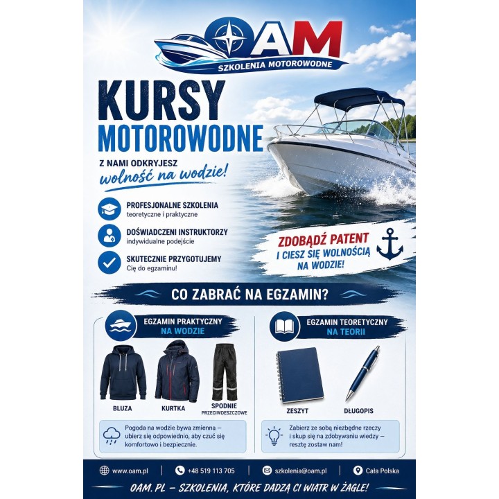 Kurs - sternik motorowodny - 16.08.2026 - Sopot