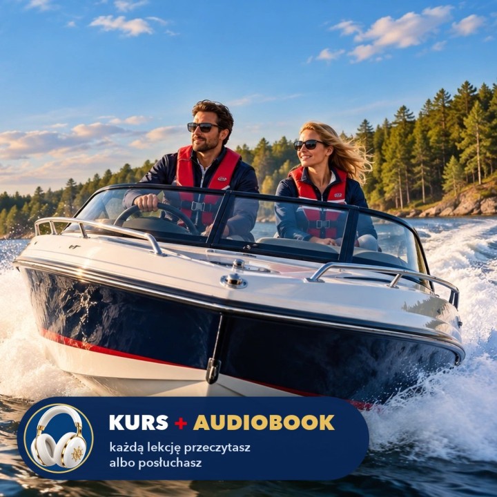 Kurs online: sternik motorowodny – dostęp na 180 dni – promocja