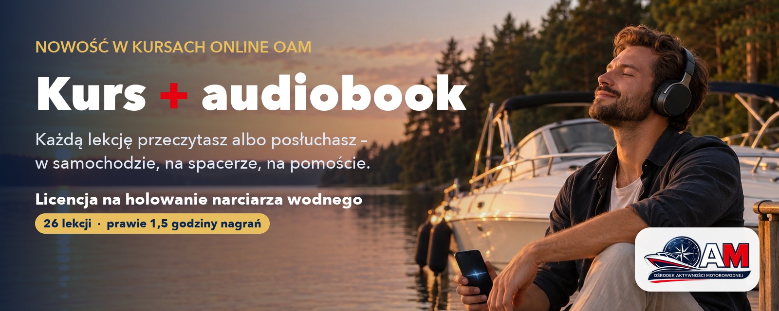 Kurs + audiobook – każdą lekcję przeczytasz albo posłuchasz