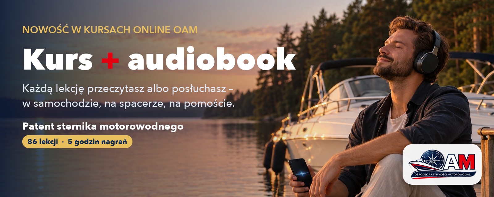 Kurs + audiobook – każdą lekcję przeczytasz albo posłuchasz